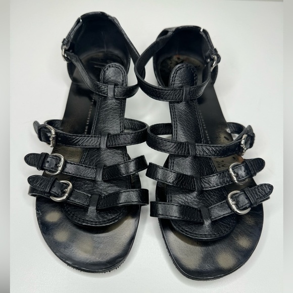 Giuseppe Zanotti Gladiator Black Sandals - Size 38.5 - Picture 2 of 5